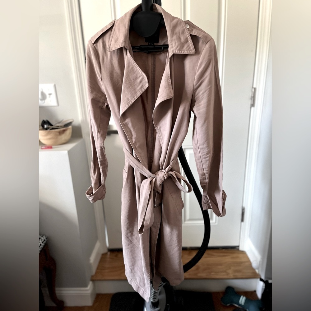 Camel Trench Coat Size 2